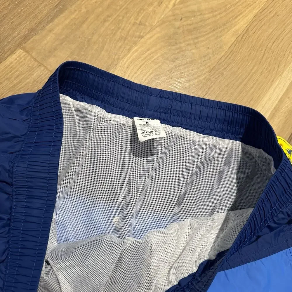 Hartford Men’s Swim Shorts Trunks Mesh Lined 6” Inseam Blue Bicolor Size XXL NWT